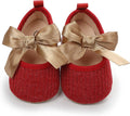 Baby Girls Princess Bowknot Soft Sole Cloth Crib Shoes Sneaker