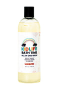 Kidlife Natural Bath Time 3 In 1 Shea & Organic Aloe Body Wash- Herbal Unscented 15 Oz.