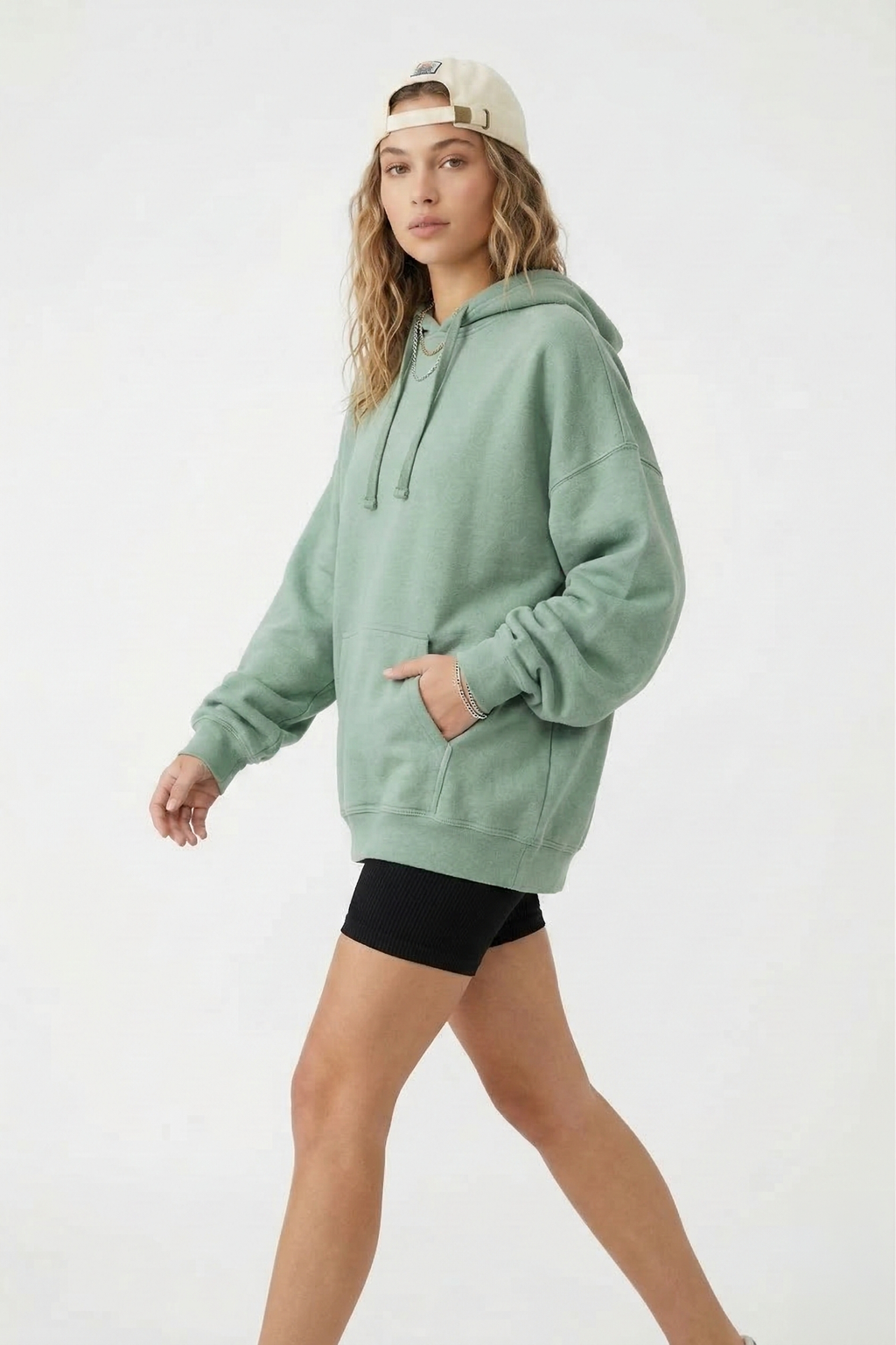 Premium Sage Oversized Unisex Hoodie | Ultra-Soft Cotton Blend
