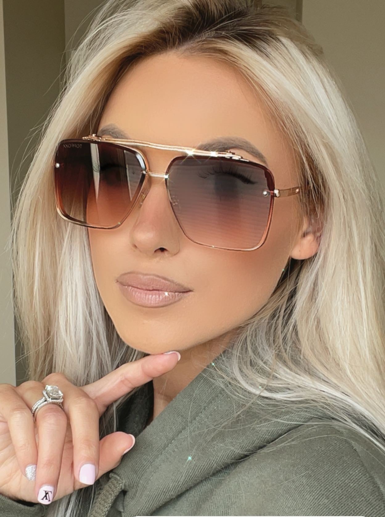Bella Coffee - Tangle Free Sunglasses