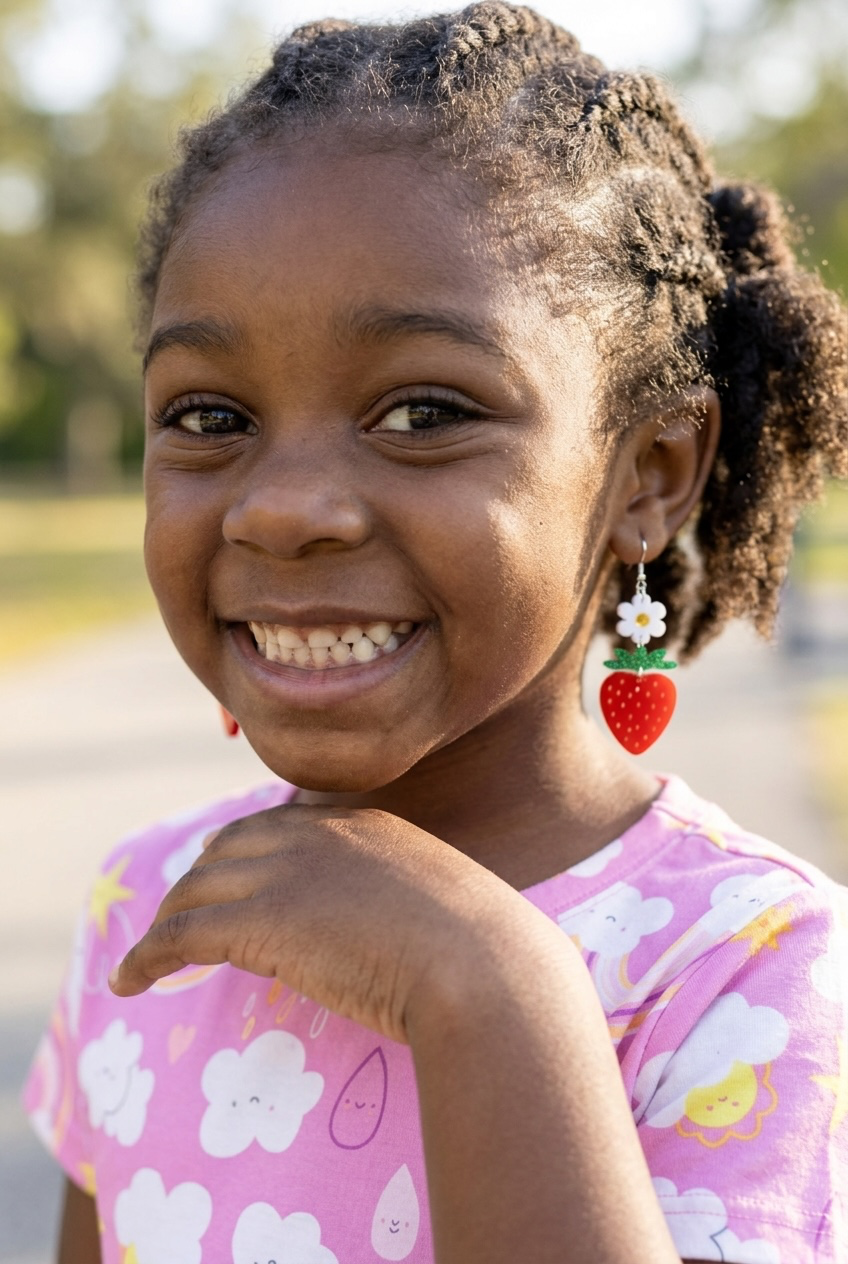 Strawberry Dangle Earrings