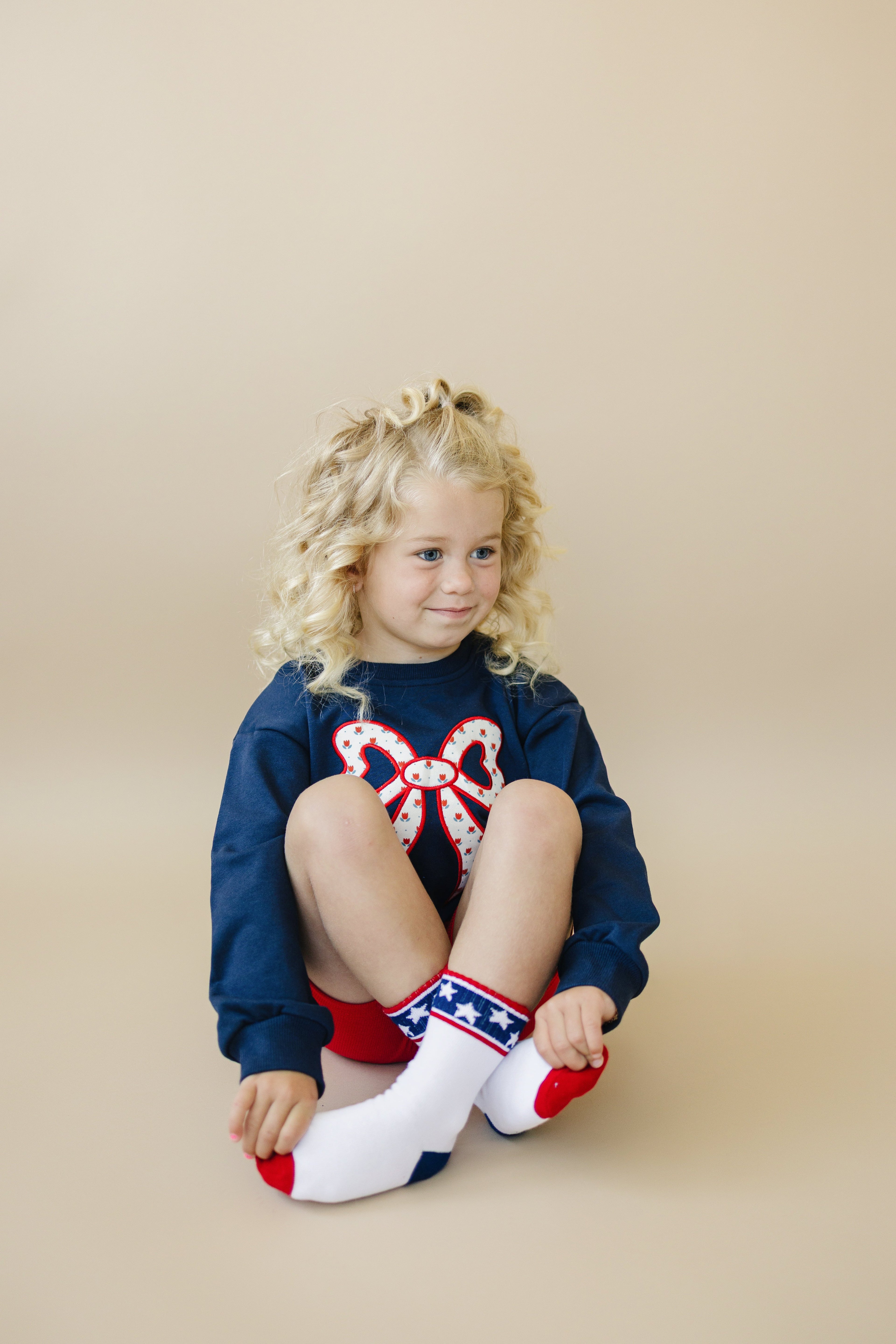 Stars and Stripes 4th of July Socks - Infant, Toddler, Youth & Adult Sizes